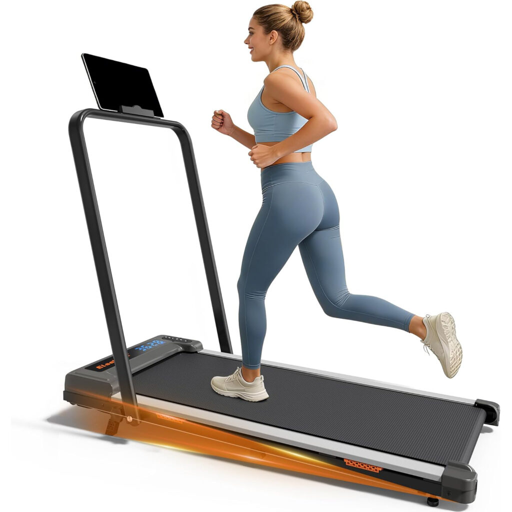 Elseluck Walking Pad with Incline and Handle Bar